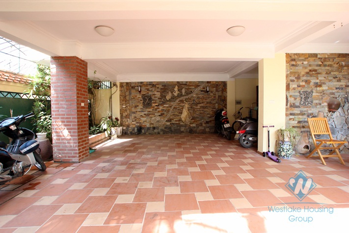 Beautiful 3 bedroom furnished house for rent in Tay Ho area